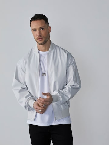 DAN FOX APPAREL Jacke 'Kalle' in Grau: predná strana