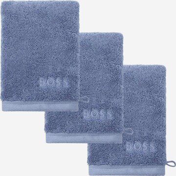 BOSS Washcloth in Blue: front