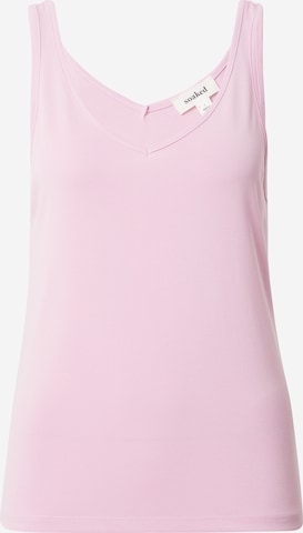 SOAKED IN LUXURY Top 'Columbine' in Lila: Vorderseite