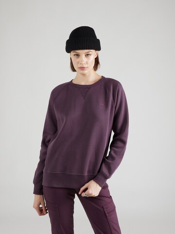 G-Star RAW Sweatshirt 'Premium core 2.0' in Lila: predná strana