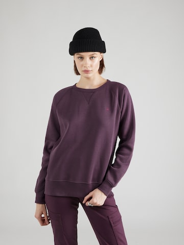 Sweat-shirt 'Premium core 2.0' G-Star RAW en violet : devant