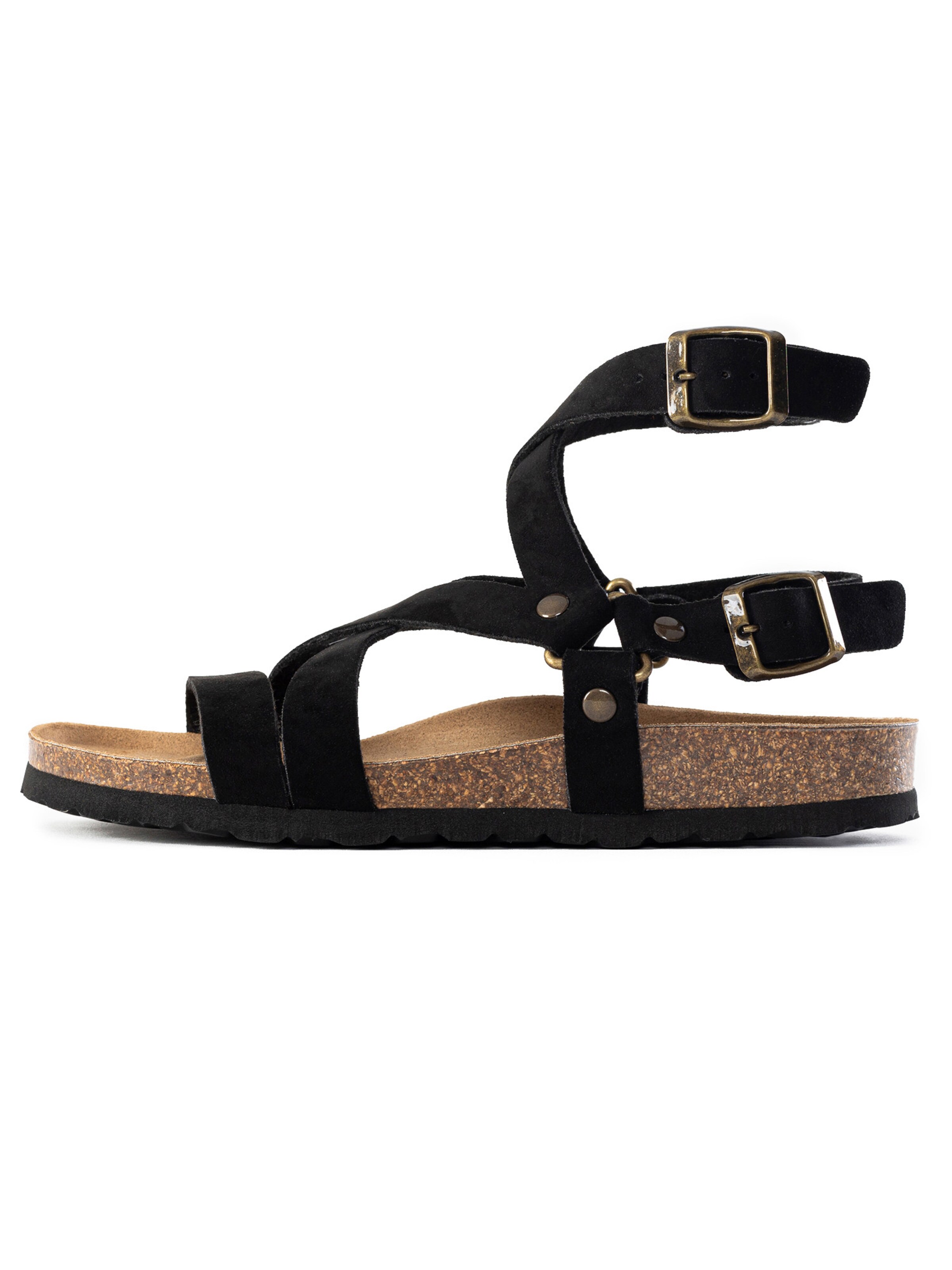 Bayton Pántos szandál &#x27;Armidale&#x27; - fekete: elől