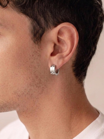 Eternal Oorbel 'Huggie Creolen' in Zilver