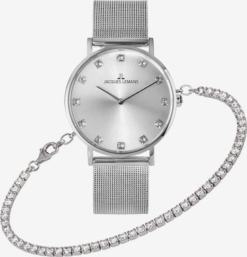 Jacques Lemans Uhr in Silber: predná strana