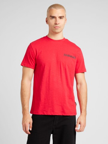 NAPAPIJRI Majica 'MARTRE' | rdeča barva