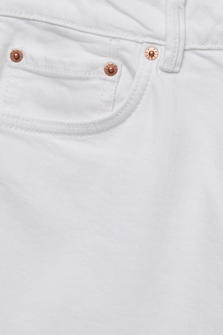 Regular Jean Pull&Bear en blanc