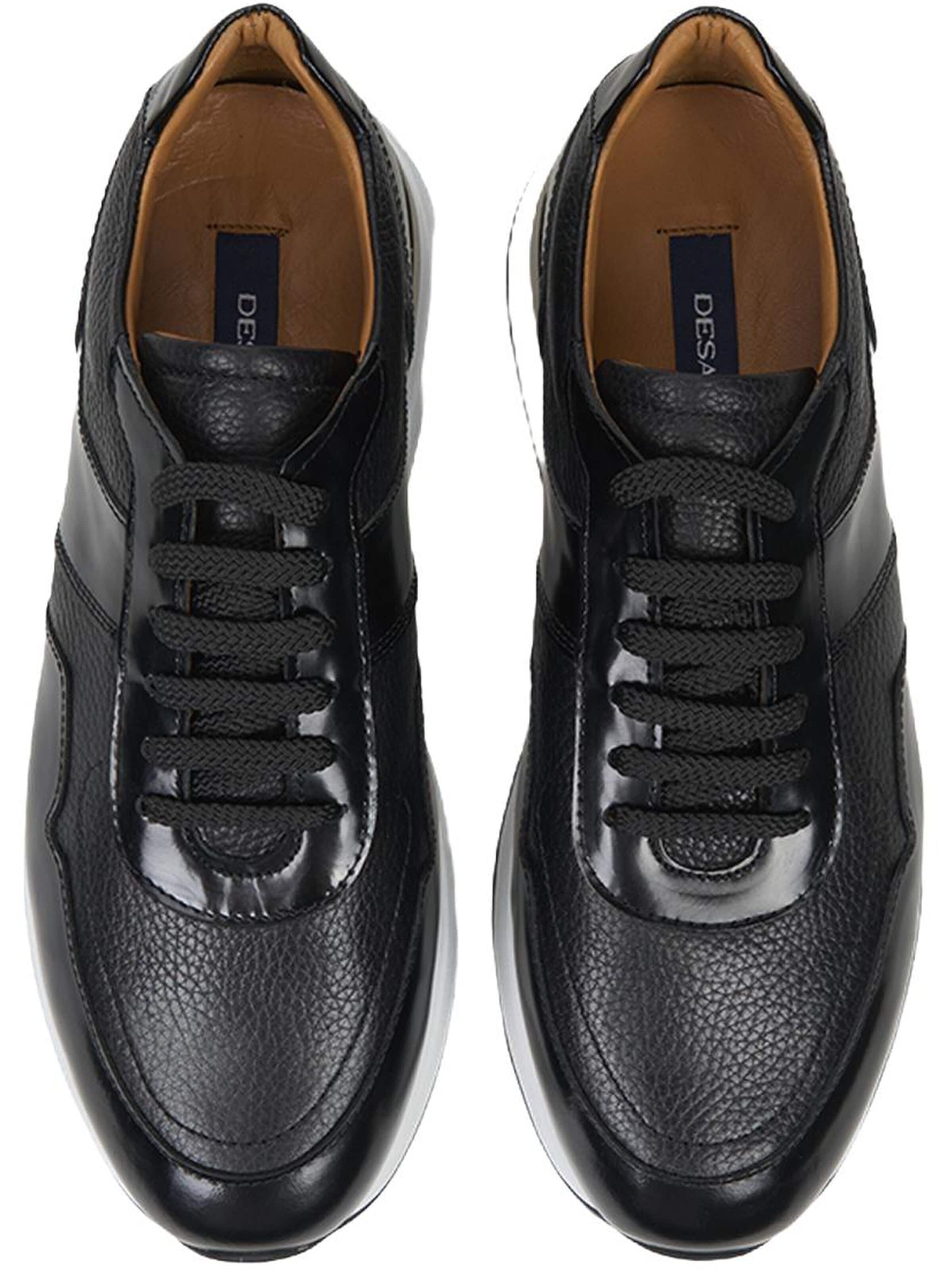 Desa Slip-ons 'Trainer' in Zwart