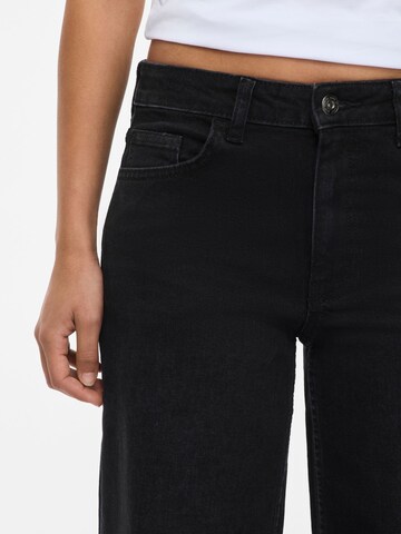Noisy may Wide leg Jeans 'NMKenzie' i svart