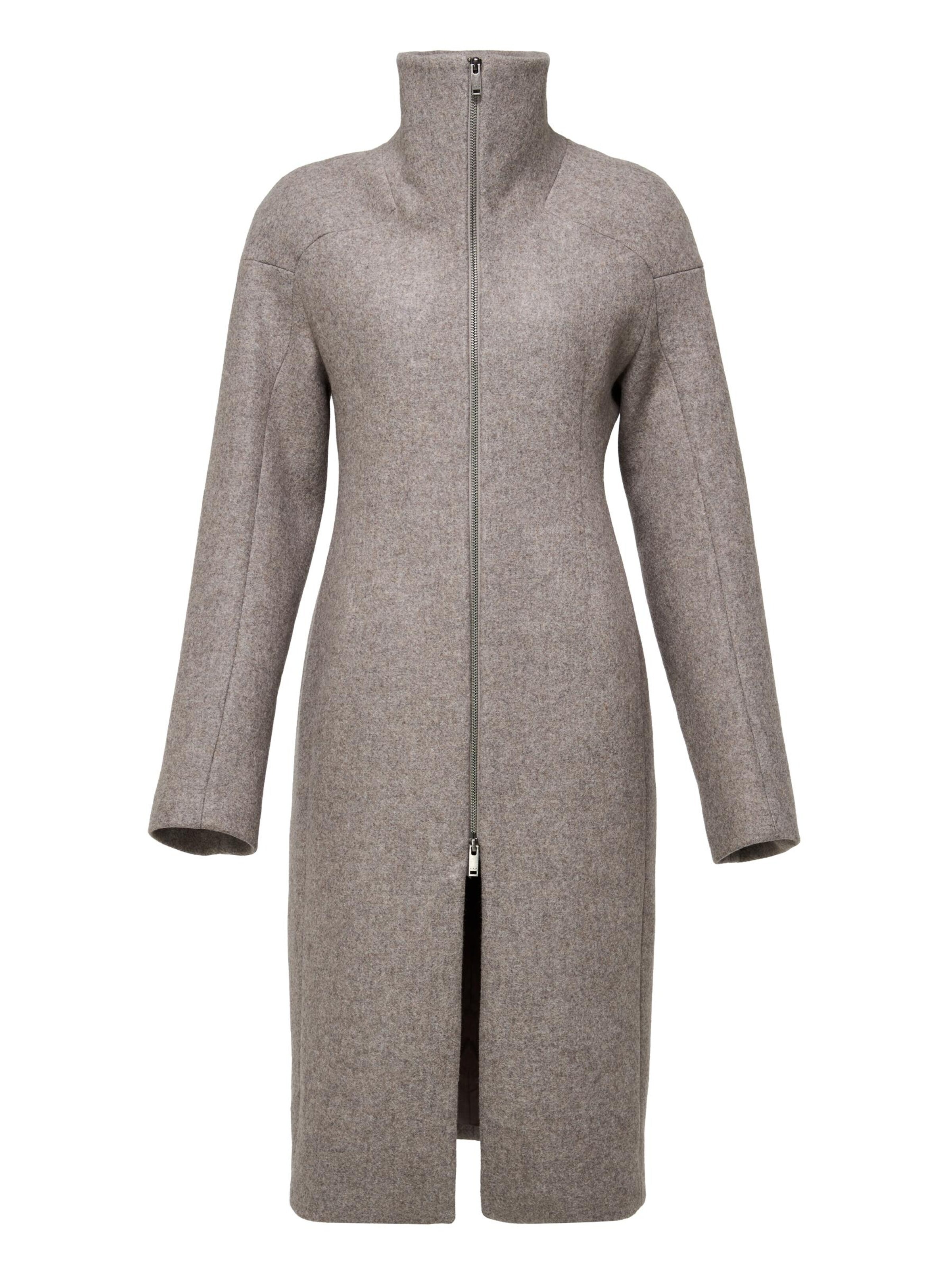 V S P Winter Coat 'Zoelle' in Grey: front