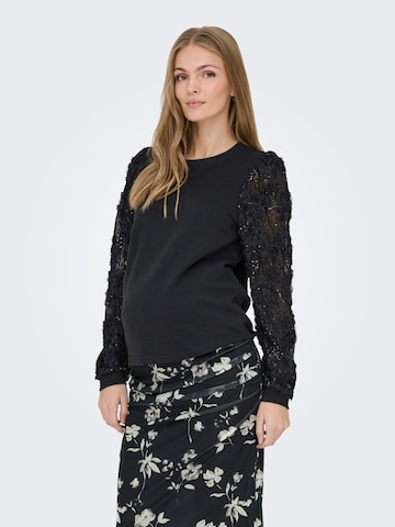 Only Maternity - Blusa 'OLMHALL' en negro: frente