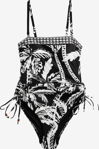 Maillot de bain modelant Next en noir : devant