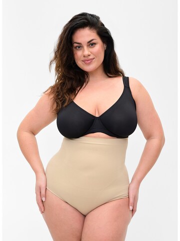 Zizzi Shapingslip in Beige: voorkant