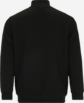 Jack & Jones Plus Sweatshirt 'BLACK' in Schwarz