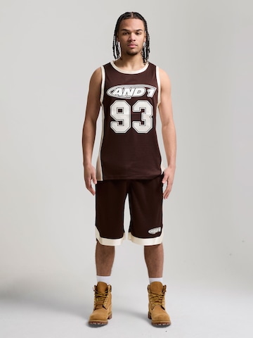 T-Shirt '93' AND1 en marron