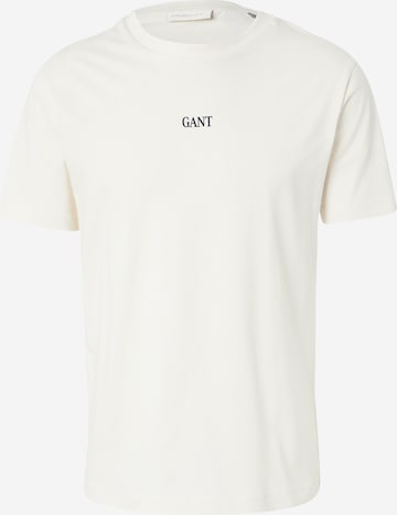 GANT T-Shirt in Beige: Vorderseite