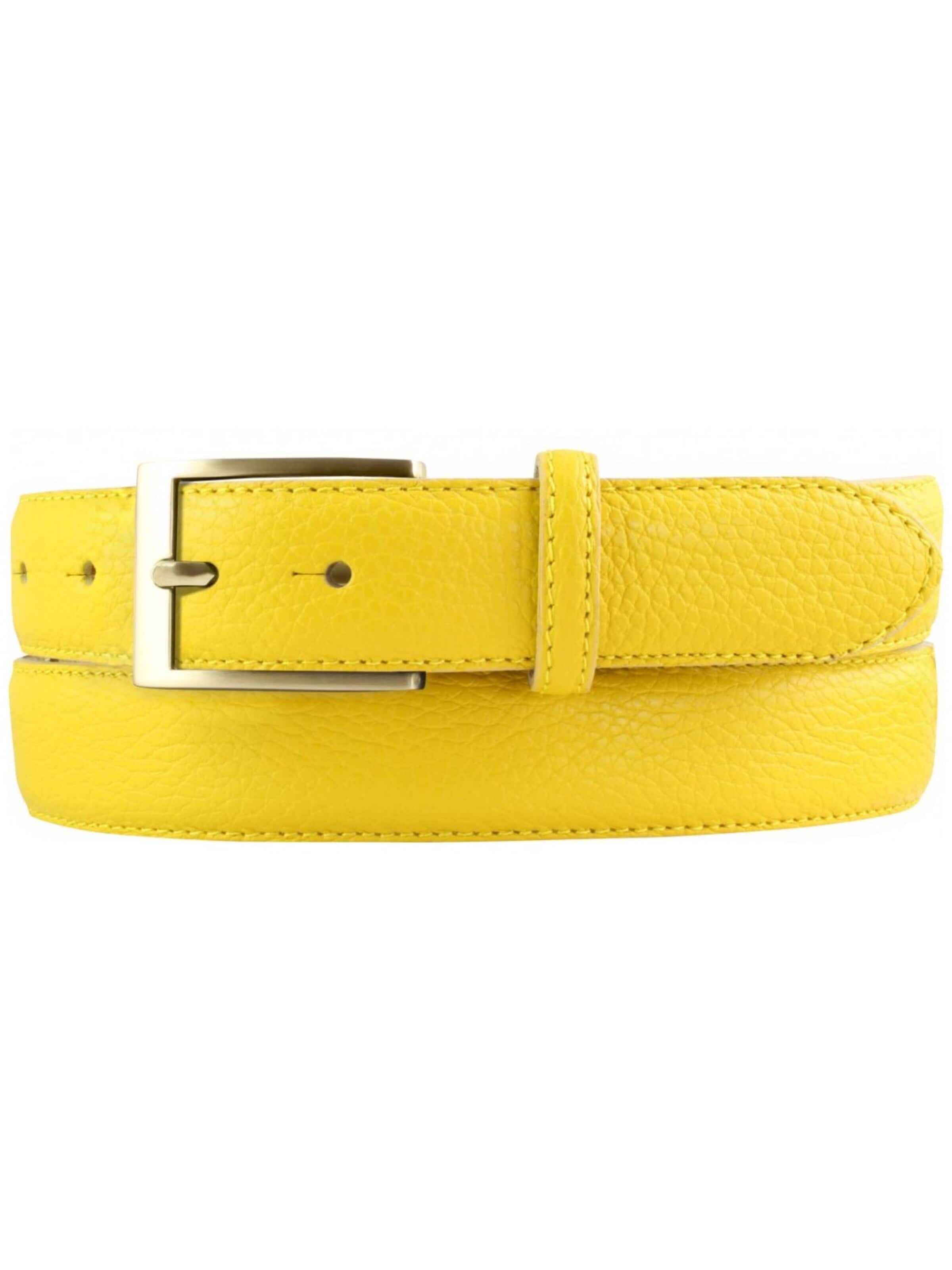 BELTINGER Belt 'Matteoe' in Yellow: front