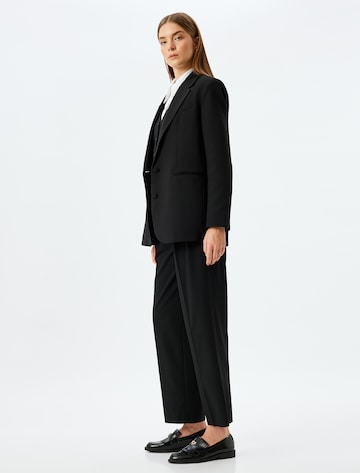 Koton Wide leg Pantalon in Zwart