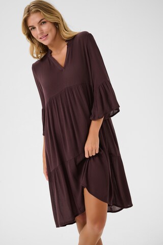 Robe 'KAMarianah' Kaffe en marron