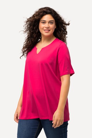 Ulla Popken Shirt in Roze: voorkant