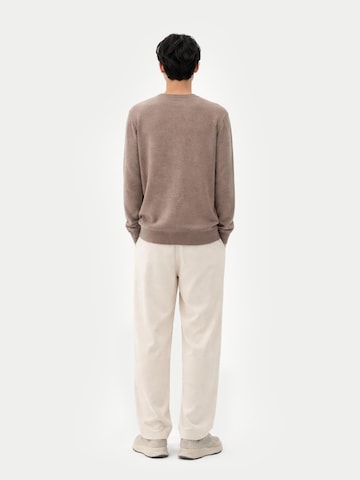 Pull-over 'Men's Essential Crewneck Cashmere Sweater' GOBI Cashmere en gris