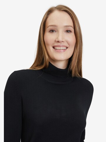 Betty Barclay Basic-Strickpullover mit Kragen in Schwarz