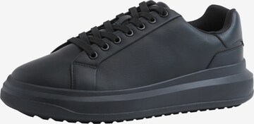 Sneaker bassa di Bershka in nero: frontale