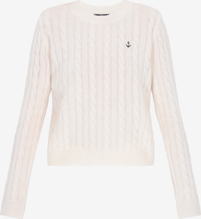 Megztinis iš DreiMaster Maritim, spalva – juoda / balkšva, Prekių apžvalga