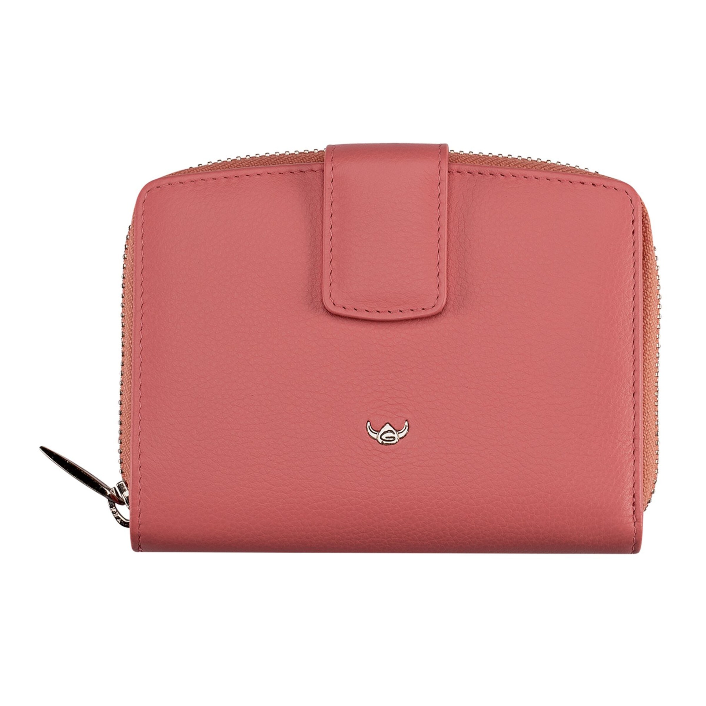 Portamonete 'Madrid' di GOLDEN HEAD in rosa: frontale