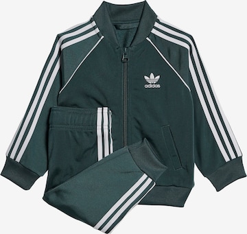 ADIDAS ORIGINALS Regular Sweatsuit 'Adicolor' in Green: front