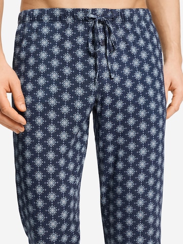 Hanro Pyjamabroek ' Night & Day ' in Blauw