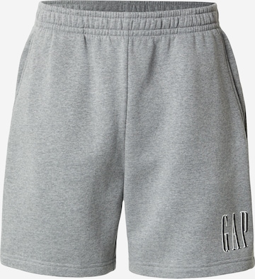 GAP Loosefit Broek in Grijs: voorkant
