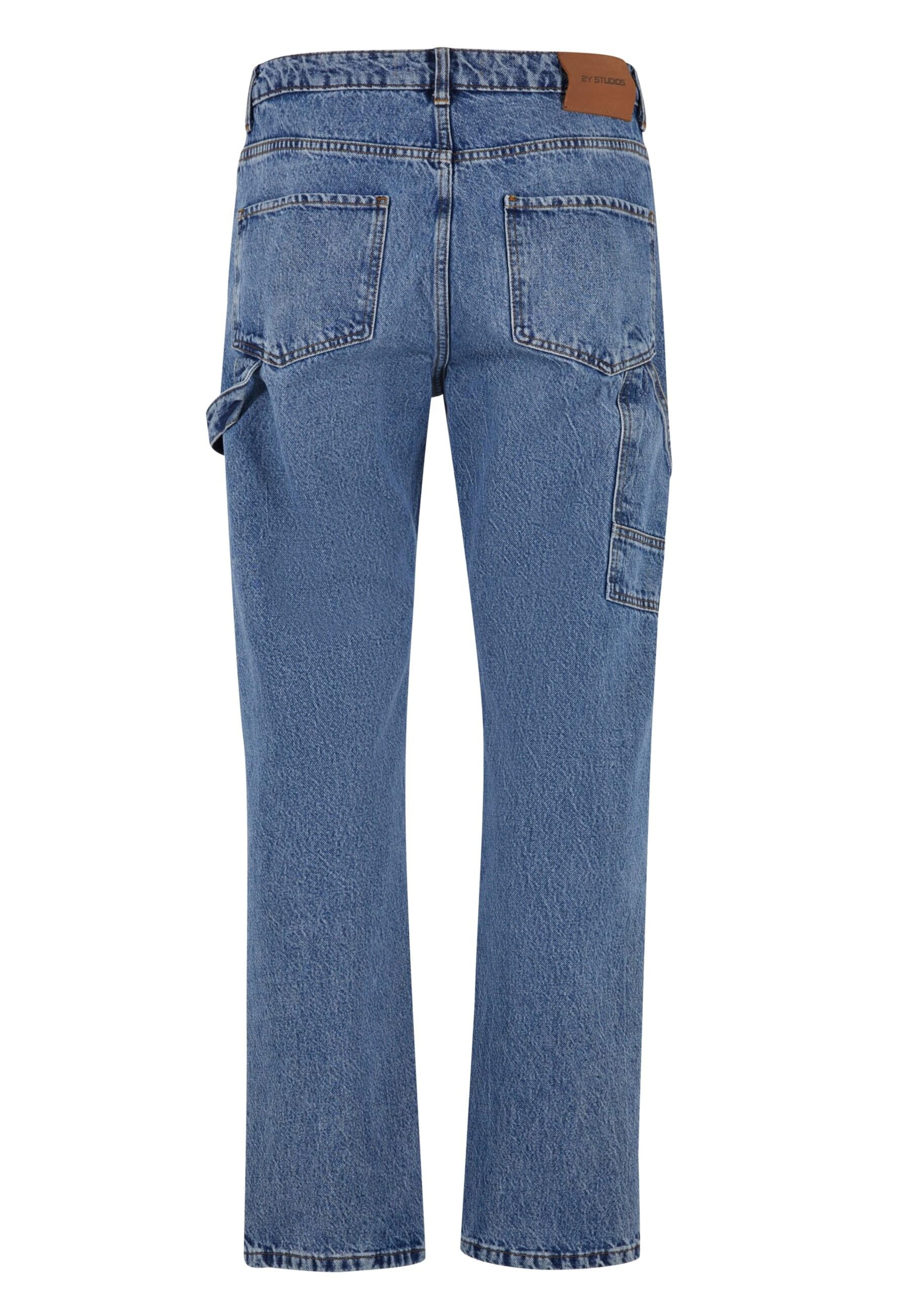 Loosefit Jeans cargo 'Haldor' 2Y Studios en bleu