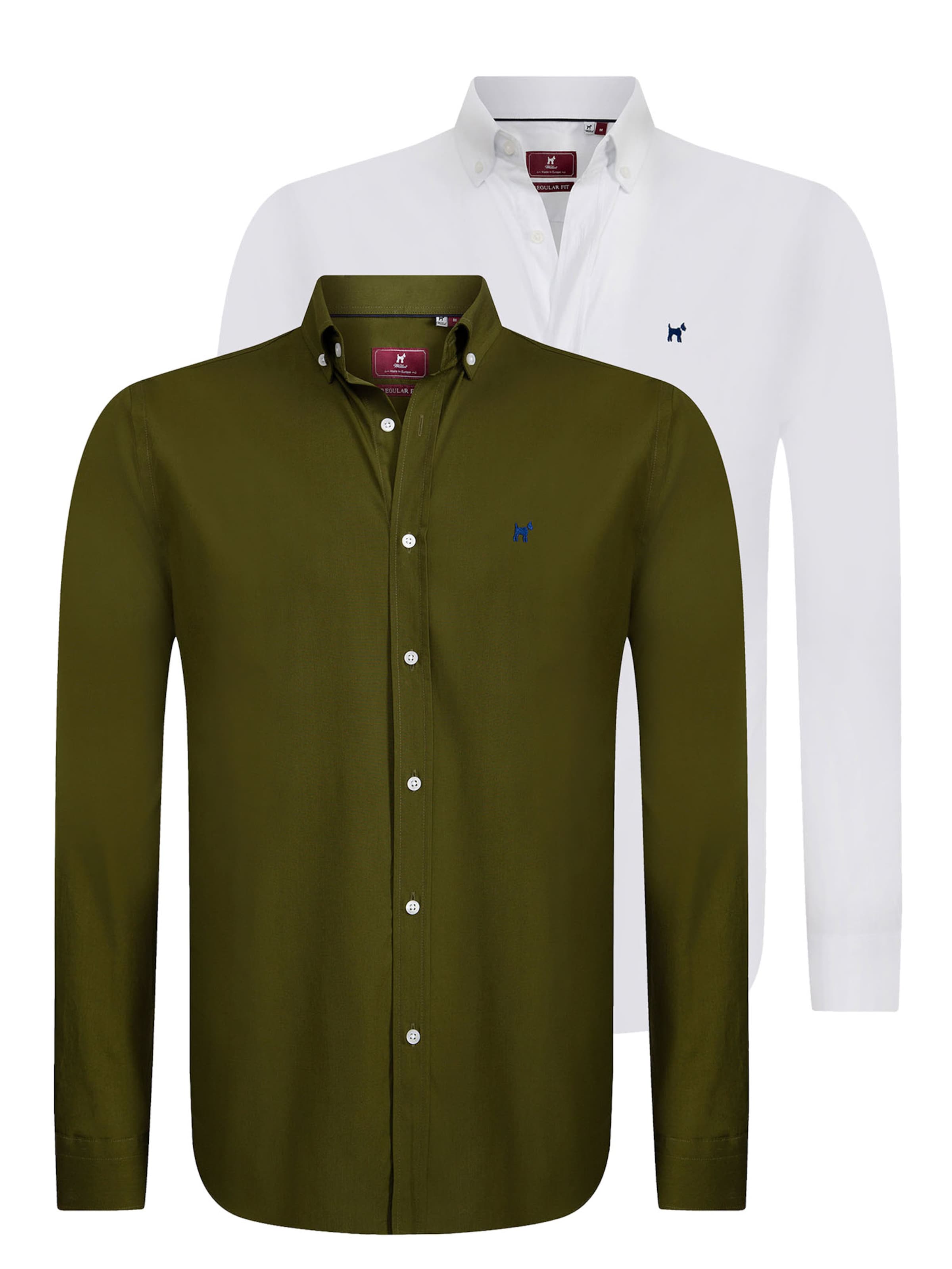 Williot Rovný strih Košeľa - Zelená: predná strana