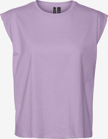 VERO MODA Majica 'PANNA GLENN' | vijolična barva: sprednja stran