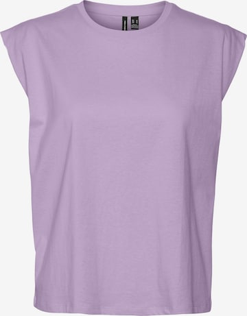 VERO MODA - Camisa 'PANNA GLENN' em roxo: frente