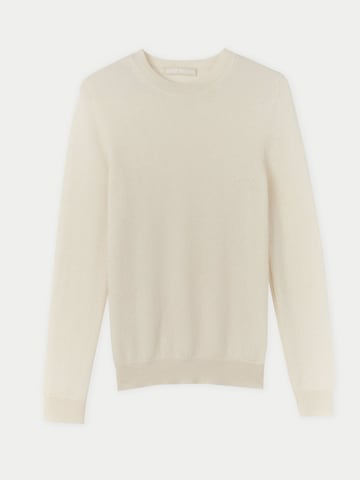 GOBI Cashmere Pullover 'Cashmere Hat & Sweater Set' i hvid: forside