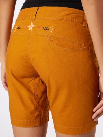 Regular Pantalon outdoor 'Bettina' Maloja en orange