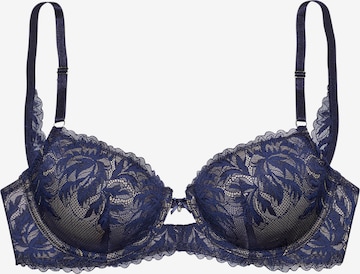 LASCANA T-shirt Bra in Blue: front