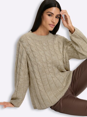 heine - Jersey en beige