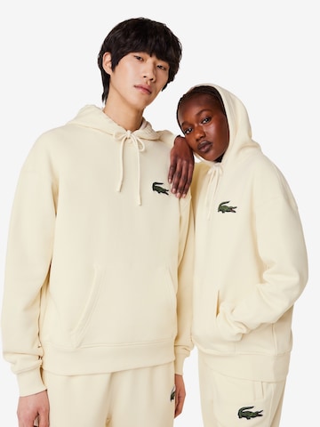 LACOSTE Sweatshirt in Beige: predná strana