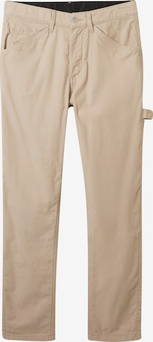 TOM TAILOR DENIM Regular Bukse i beige: forside