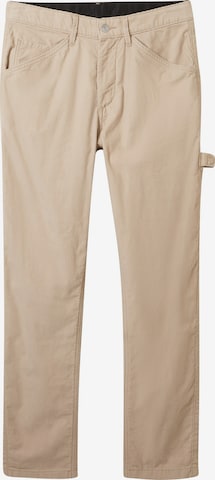 TOM TAILOR DENIM Regular Pants in Beige: front