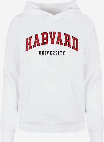 Sweat-shirt 'Harvard University' Merchcode en blanc : devant