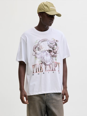 JACK & JONES Shirt 'JORBAND' in Wit: voorkant