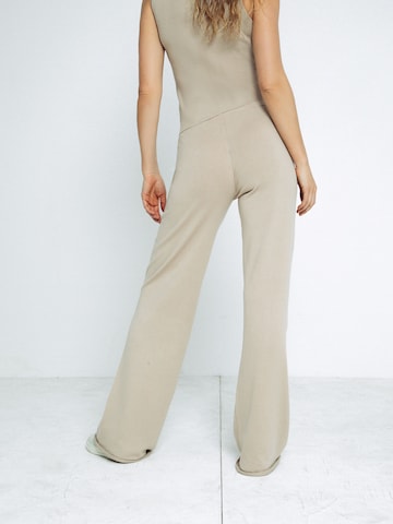 ABOUT YOU x Toni Garrn Loose fit Pants 'Phoenix' in Beige