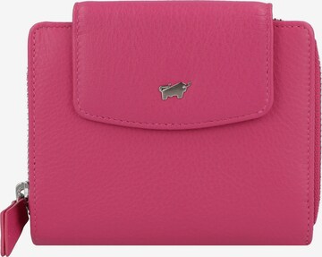 Braun Büffel Wallet 'Joy' in Pink: front