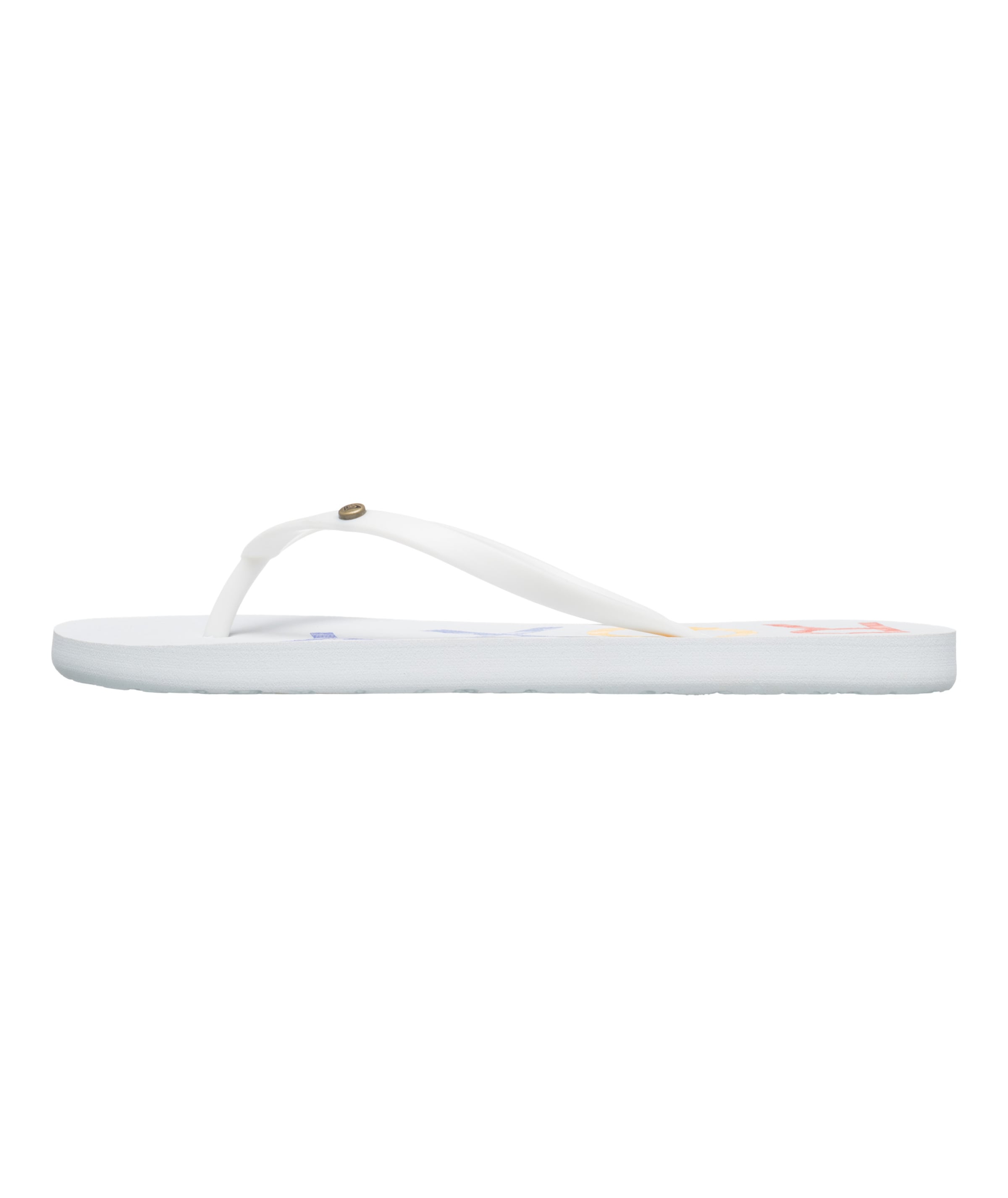 ROXY T-Bar Sandals 'Sandy' in White: front