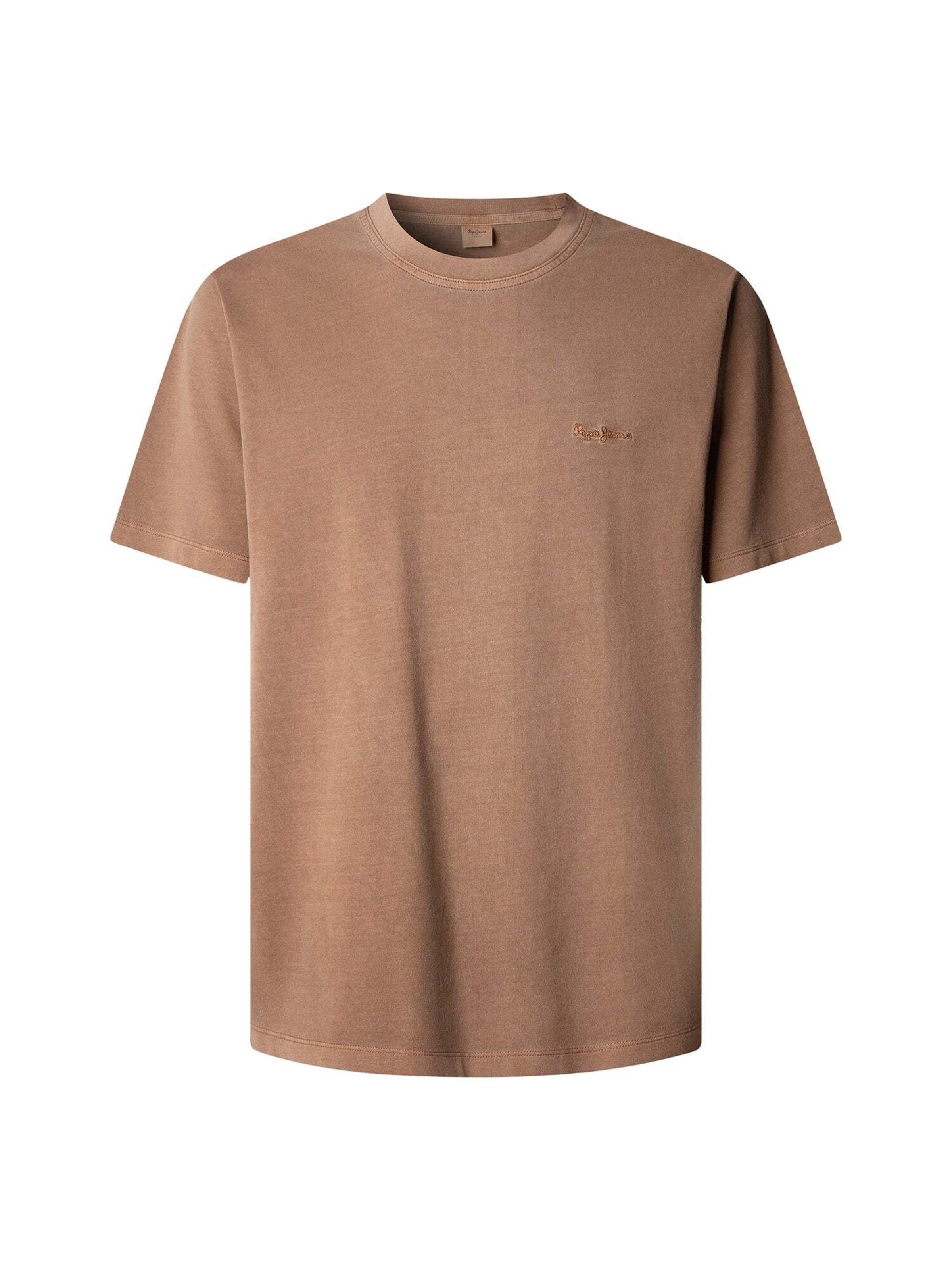 Pepe Jeans Shirt ' PORTOBELLO ' in Braun: Vorderseite