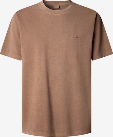 Pepe Jeans Shirt ' PORTOBELLO ' in Braun: Vorderseite