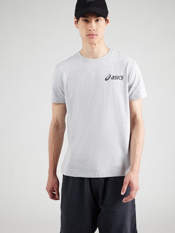 ASICS Λειτουργικό μπλουζάκι σε γκρι: μπροστά